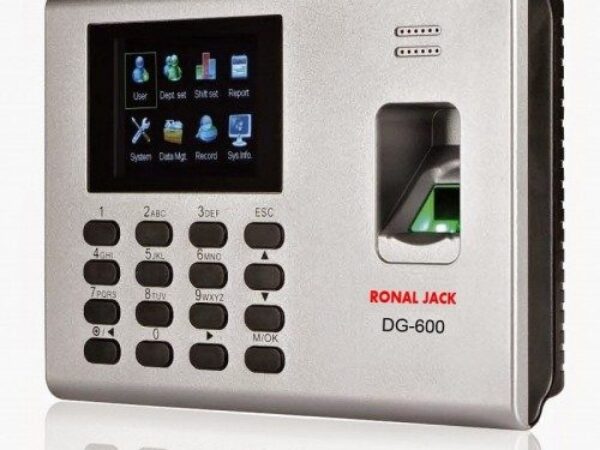 Máy Chấm Công Vân Tay – RONALD JACK DG-600 (có pin lưu điện)