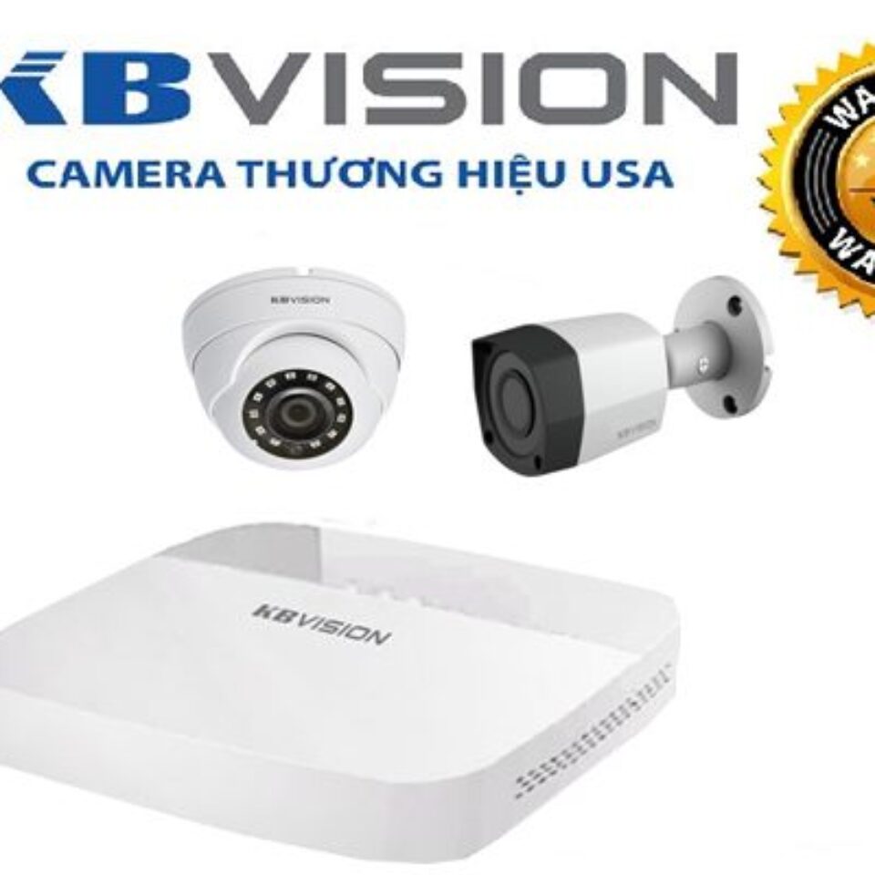 Trọn Bộ 02 Camera – KBVISION – fullHD 1080p